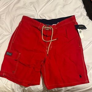 Polo Red Swim Shorts
